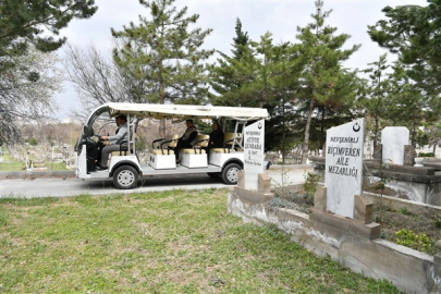 Kayseri'de mezarlıklar bayram ziyaretine hazırlandı