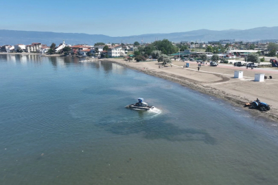 Bursa plajları sezona hazır hale geliyor