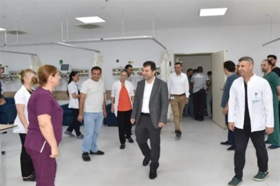 Dicle Üniversitesi Hastanesi'nde bayramlaşma töreni