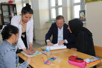 Kars Valisi Polat'tan Dede Korkut Özel Eğitim Meslek Okulu'na ziyaret