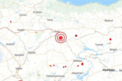 Sivas'ta deprem