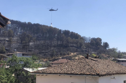 Bursa Büyükşehir Belediyesi'nden İsmetiye’deki yangına müdahale