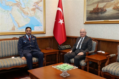 Güler, Katar Askeri Ataşesi Tümgeneral Al-Shahwani'yi kabul etti
