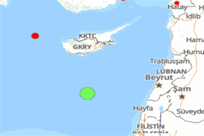 Akdeniz'de deprem