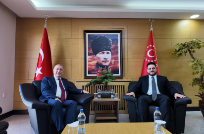 Zafer Partisi Genel Başkanı Özdağ'dan Bağımsız Türkiye Partisi Genel Başkanı Baş'a ziyaret