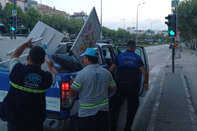 Nilüfer’de Görsel Kirliliğe Geçit Yok