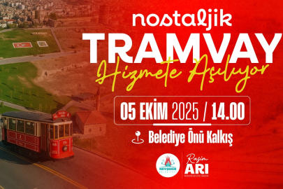 Nevşehir’de Bir İlk: Nostaljik Tramvay Hizmete Açılıyor