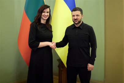 Zelenski, Litvanya Başbakanı Ruginie ile görüştü