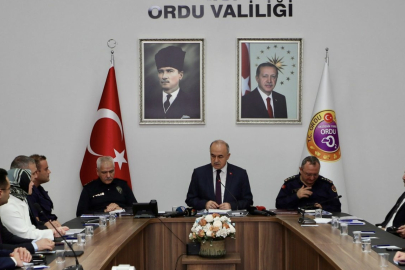 Ordu'da İl Güvenlik Toplantısı yapıldı