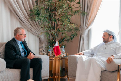 Al Khulaifi, Kanada Başbakanı'nın Kıdemli Danışmanı Gilmore ile görüştü