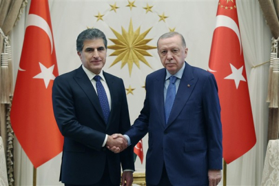 Cumhurbaşkanı Erdoğan, IKBY Başkanı Barzani ile görüştü