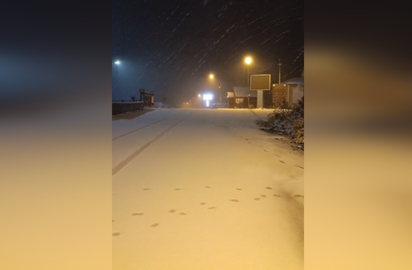 Uludağ'da yoğun kar yağışı