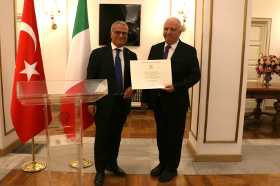 Prof. Dr. Nuri Özgirgin'e İtalya'dan "Yıldız Nişanı" Onuru