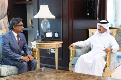 El Hammadi, Bangladeşli Büyükelçi Han ile görüştü