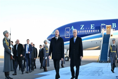Azerbaycan Cumhurbaşkanı Aliyev Kazakistan’a resmi ziyaret gerçekleştirdi