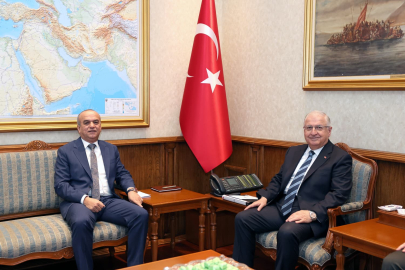 Bakan Güler, Tacikistan'ın Ankara Büyükelçisi İmomi ile görüştü