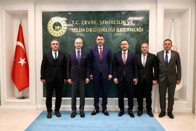 Karaman Valisi Çiçekli'den Bakan Kurum'a ziyaret