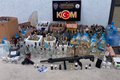 Çanakkale’de kaçak alkol operasyonu