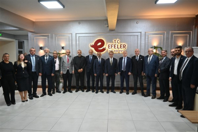 Zafer Partisi Genel Başkanı Özdağ, Efeler Belediyesi'ni ziyaret etti