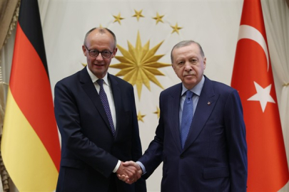 Cumhurbaşkanı Erdoğan, Almanya Şansölyesi Merz'i kabul etti