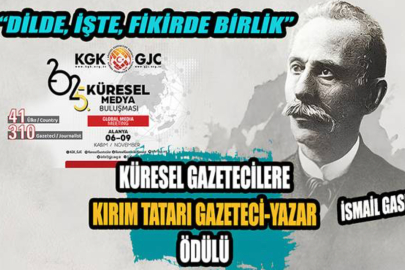 Küresel Gazeteciler Alanya’da  İlk kez İsmail Gaspıralı Ödülü verecek