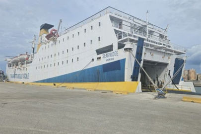Trabzon'dan kalkan Sea Bridge feribotu Soçi limanına giriş izni aldı