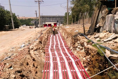 Dicle Elektrik Nusaybin’de elektrik altyapısı yenileniyor