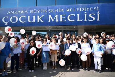 Ankara Çocuk Meclisi 30. dönem mazbata töreni gerçekleşti