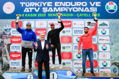 Senoz Vadisi’nde Türkiye Enduro ve ATV Şampiyonası Tamamlandı