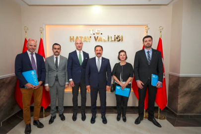 UNICEF heyetinden Hatay Valisi Masatlı’ya ziyaret