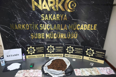 Sakarya’da uyuşturucu operasyonu