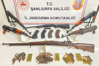 Siverek’te JASAT operasyonunda silah ve mühimmat ele geçirildi