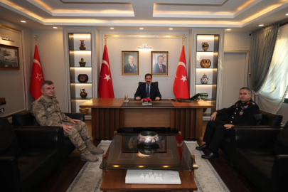 Jandarma heyetinden Vali Masatlı'ya ziyaret