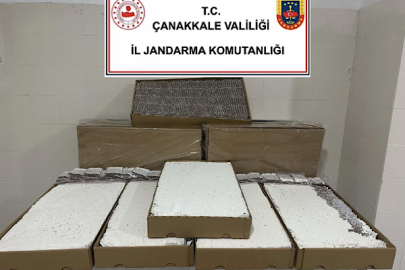Çanakkale Çan’da kaçakçılık operasyonu