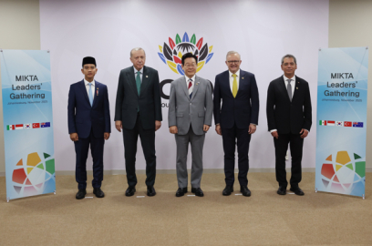 Cumhurbaşkanı Erdoğan, MIKTA’nın liderleriyle bir araya geldi