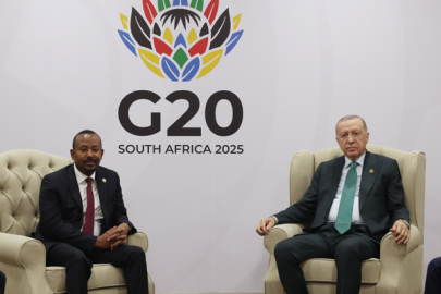 Cumhurbaşkanı Erdoğan, Etiyopya Başbakanı Ali ile görüştü