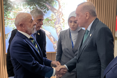 Cumhurbaşkanı Erdoğan, Brezilya Devlet Başkanı Silva ile görüştü