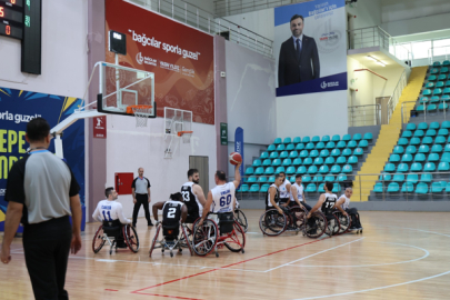 Bağcılar Belediyesi Tekerlekli Sandalye Basketbol Takımı'nda galibiyet