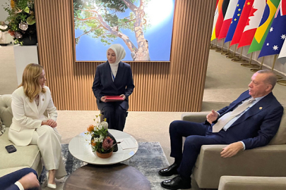Cumhurbaşkanı Erdoğan, İtalya Başbakanı Meloni ile görüştü