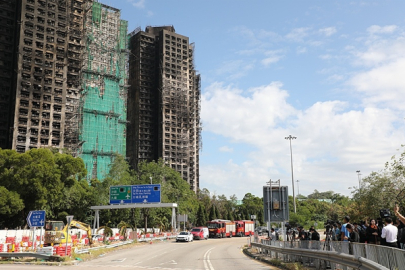 Hong Kong hükümetinden yangın mağdurlarına ücretsiz konaklama desteği