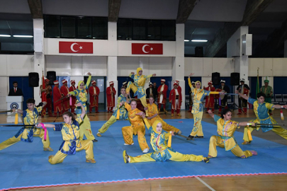 Trabzon’da Wushu Kung Fu gösterisi düzenlendi