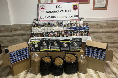 Sakarya’da kaçak tütün operasyonu