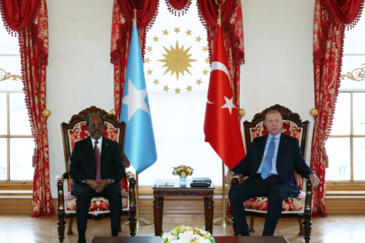 Cumhurbaşkanı Erdoğan, Somali Cumhurbaşkanı Mahmud ile görüştü