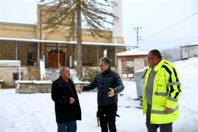 Deviren’den karla mücadele çalışmalarına yerinde inceleme