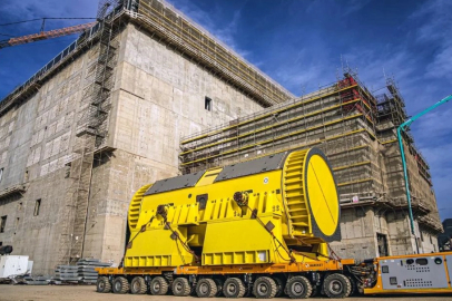 Akkuyu NGS'nin 2. Güç Ünitesi’nde Turbojeneratör Statoru Kuruldu