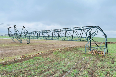 Mardin Derik'te gerilim hattında hırsızlık
