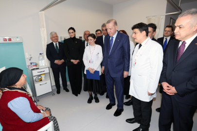 Erdoğan’dan Aydın Şehir Hastanesi'nde tedavi gören hastalara ziyaret