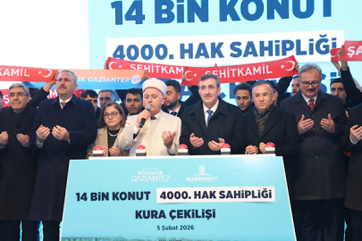 Gaziantep’te 4 bininci konut sahibi belirlendi