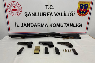 Şanlıurfa’da uyuşturucu ve ruhsatsız silah operasyonları