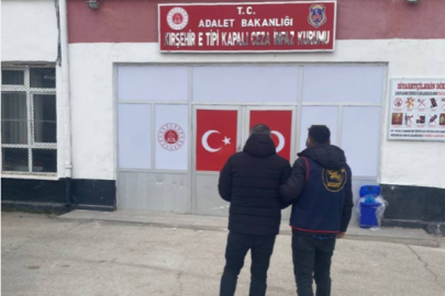 Kırşehir'de 4 yıl 10 ay hapis cezası bulunan şahıs yakalandı